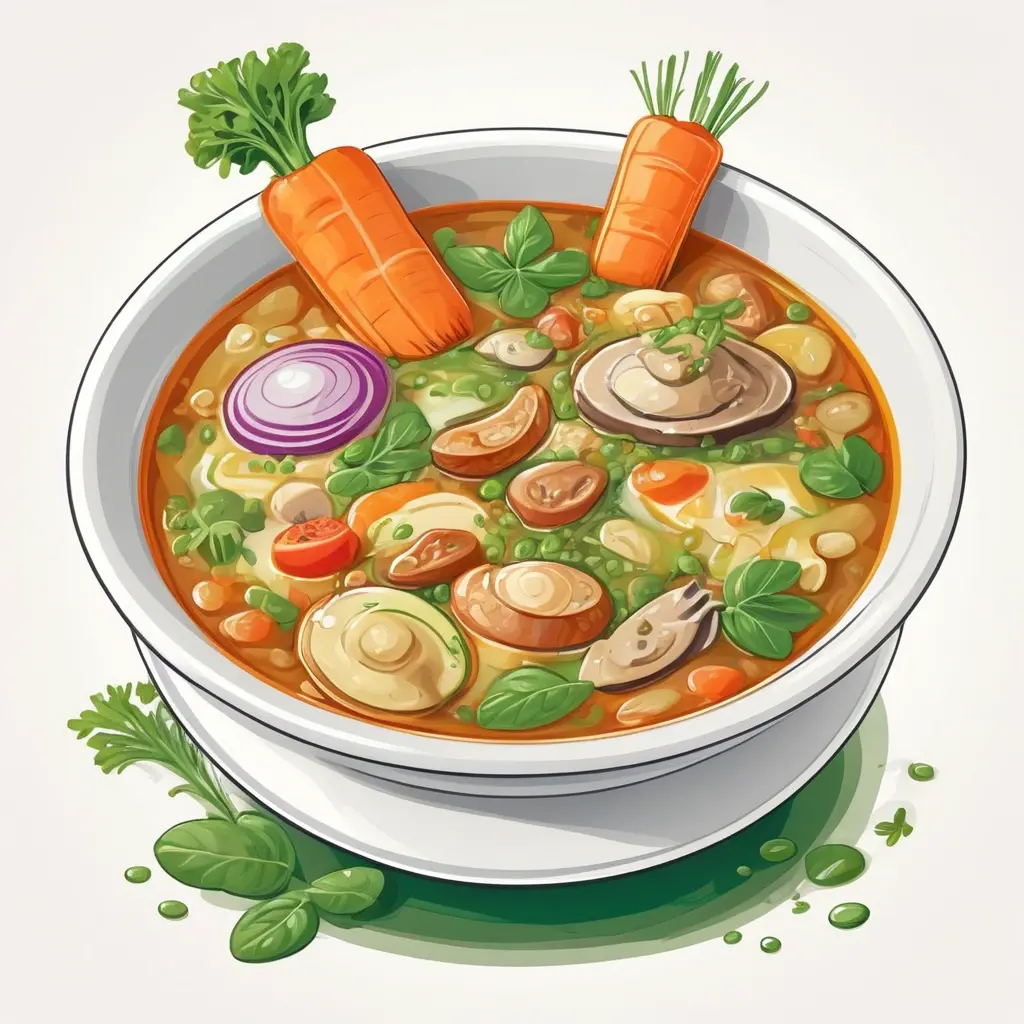 Овощные супы на бульоне из грибов: глубокий вкус без мяса